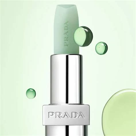 prada blue lip gloss|Prada color changing lipstick.